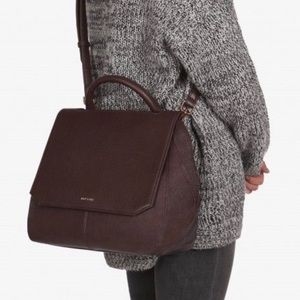 Matt & Nat Wellington Dwell Satchel bag - Cocoa